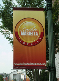 Lamp Post Street Banner