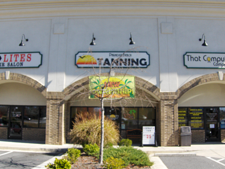 Banner on Building