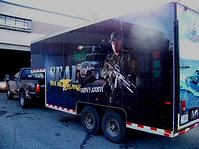Navy Trailer Wrap Side Back