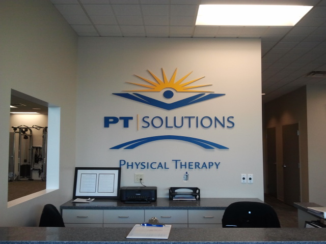 3-Dimensional Letter Reception Sign