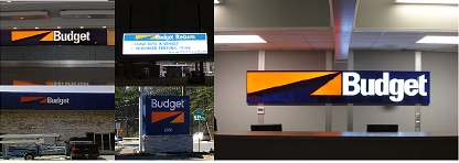Budget Rent-a-Car Signs by Signs and More