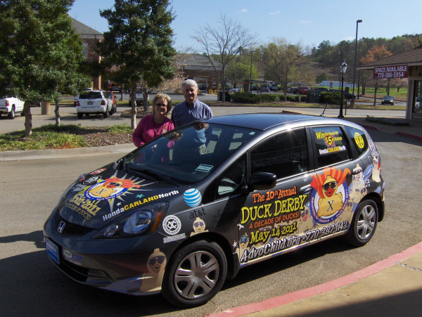 2011 Honda Fit Wrap Duckmobile