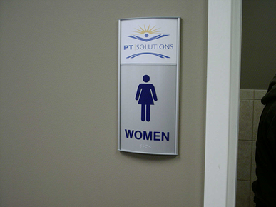 ADA Logo Restroom Sign