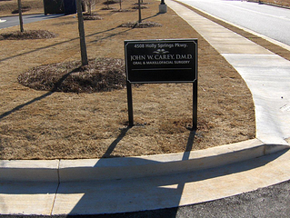 Access Road Sign