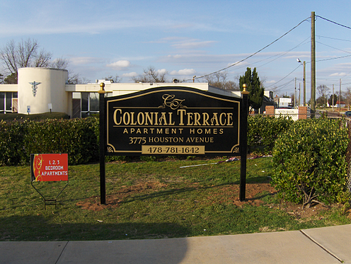 Apartment Entrance Sign