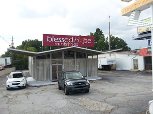 Church Banner over Lightbox for New Location