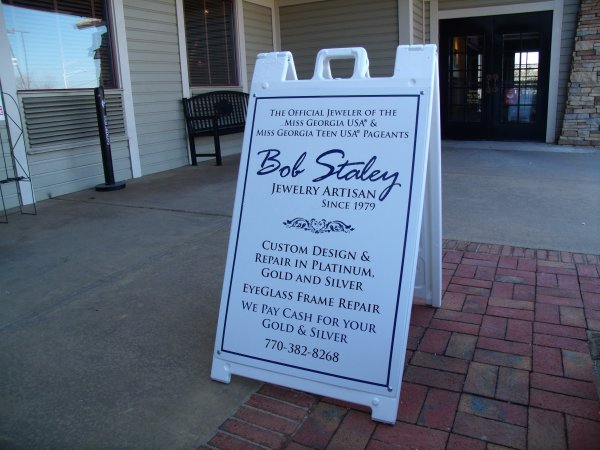 Sidewalk A-Frame Signs for Retail Stores in Marietta GA