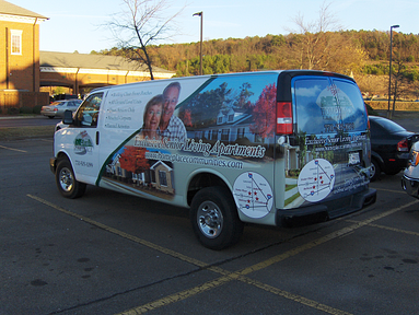 Cargo Van Partial Wrap