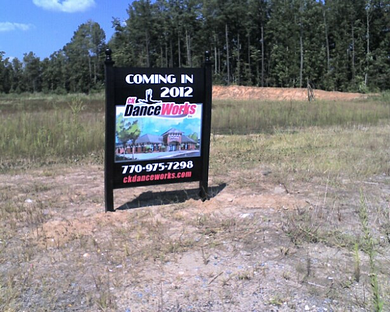 Coming Soon Post and Panel Sign
