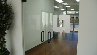 Etched Glass Door Vinyl