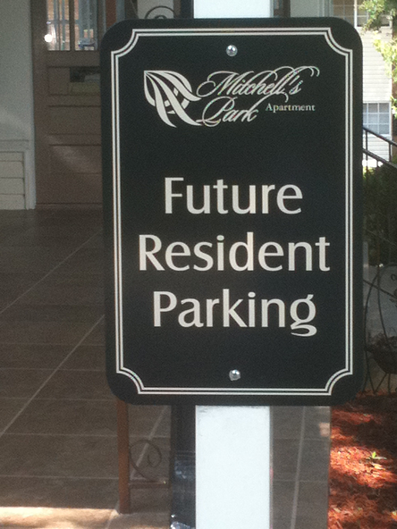 Future Resident Parking Sign