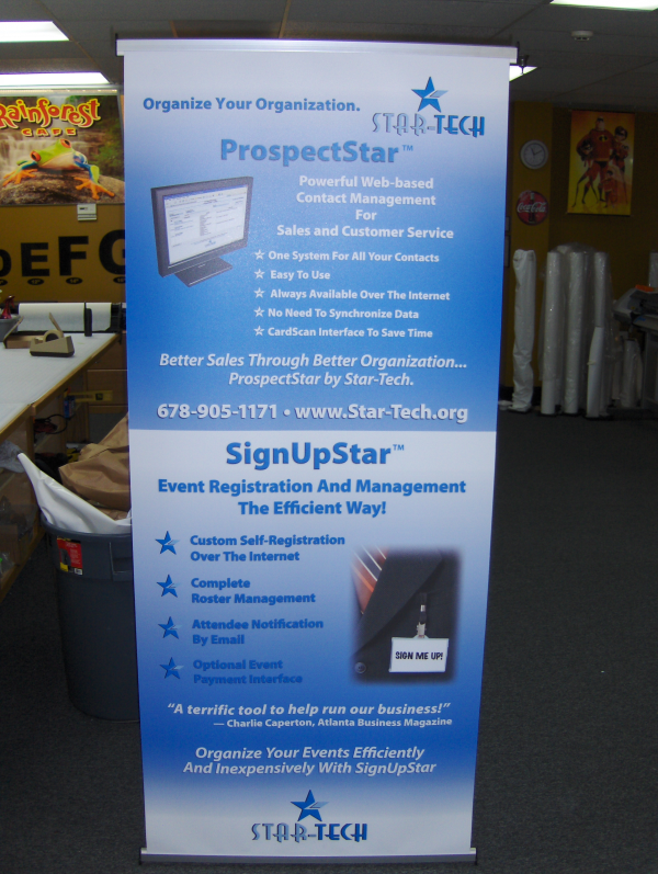 Retractable Banner Stand