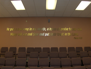 Church Bible Verse Dimensional Letters