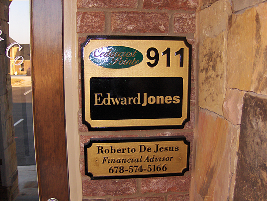 Routed Suite Marker Sign