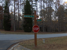 Custom Street Routed Signs