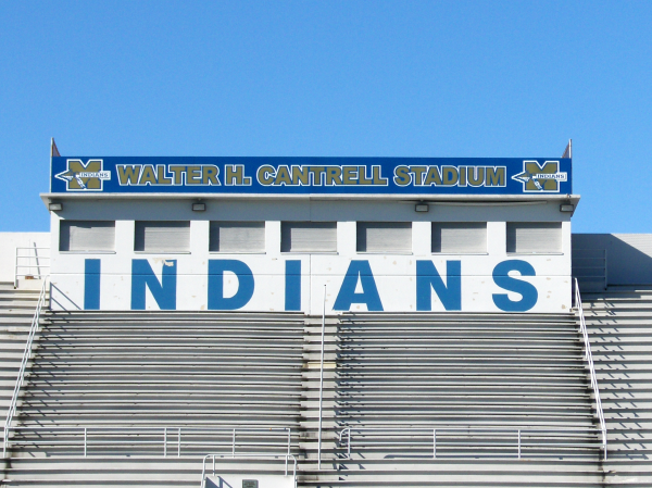 Football Press Box Sign