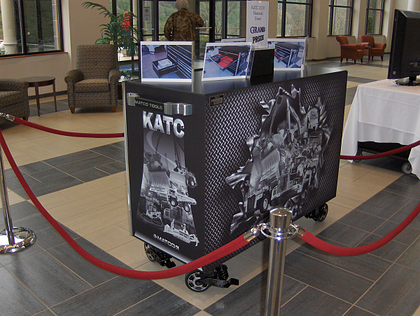 Wrapped Komatsu Tool Box