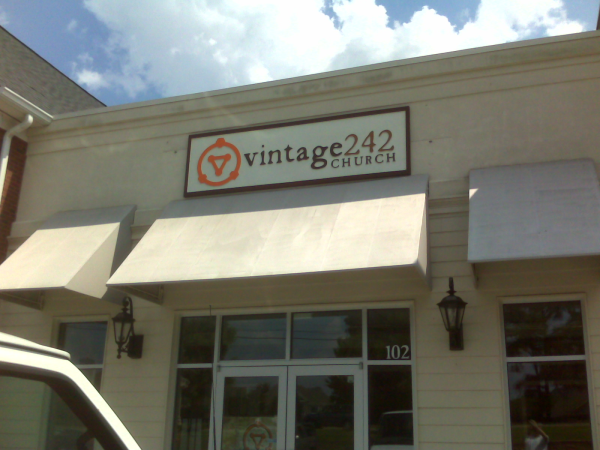 Routed 3-D Sign