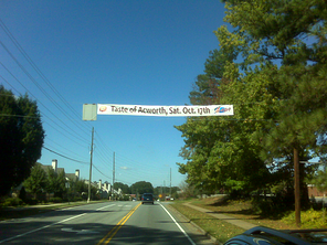 Taste of Acworth Street Banner
