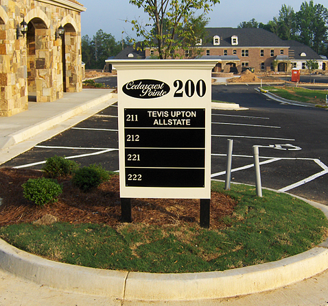 Building Directory Sign 