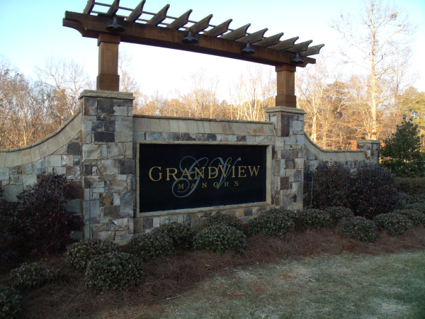Neighborhood Entrance Sign