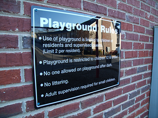 Apartment Playground Rules