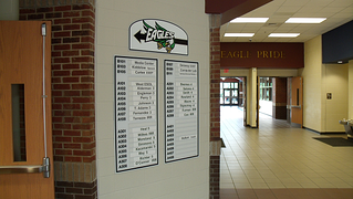 school directory sign