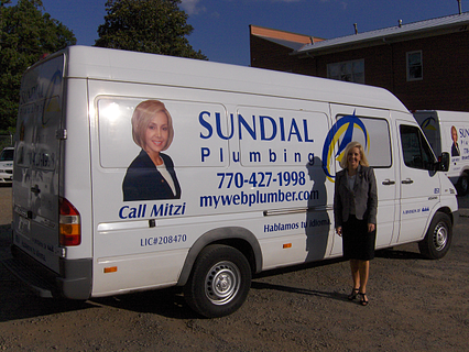 Reflective Vinyl Service Van