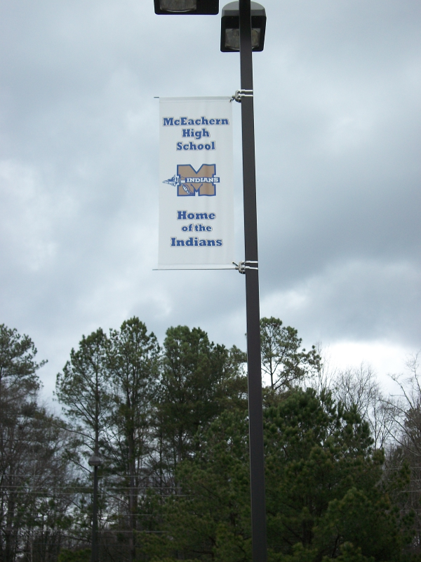 School Parking Lot Banner