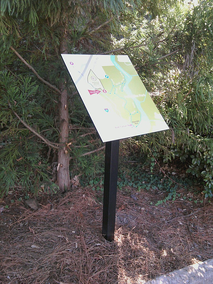 trail sign, park sign, national park sign