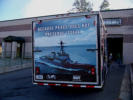 US Navy Trailer Wrap Back