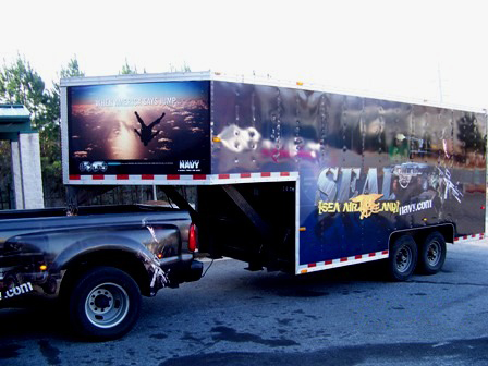 Navy Recruiting Trailer Wrap