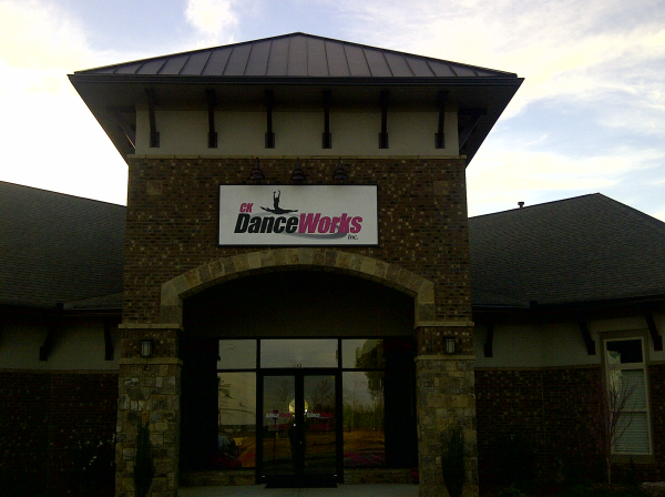 CK Danceworks Routed Wall Sign