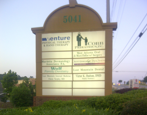 Pylon Sign Before
