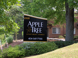 Apartment Entrance Sign