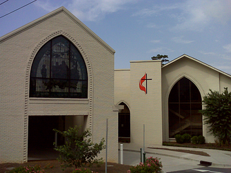 Cross & Flame UMC Sign