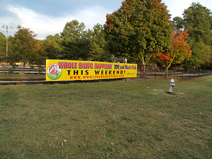 30' Full Color Printed Fence Banner