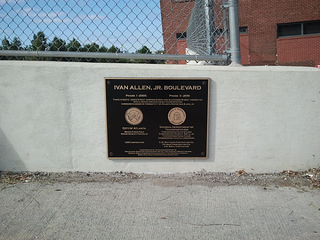 Atlanta Bridge Dedication Plaque Ivan Allen