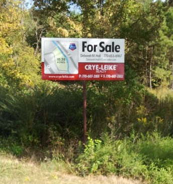 For Sale Acreage Sign