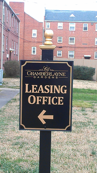 Apartment Complex Directional Sign