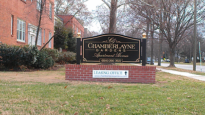 Apartment Entrance Sign