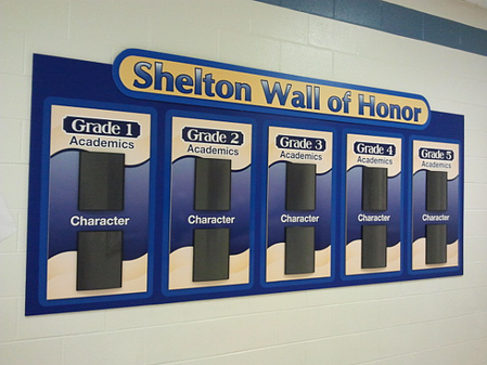 School Wall of Honor Sign