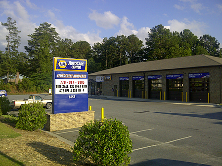 Monument Sign with Readerboard