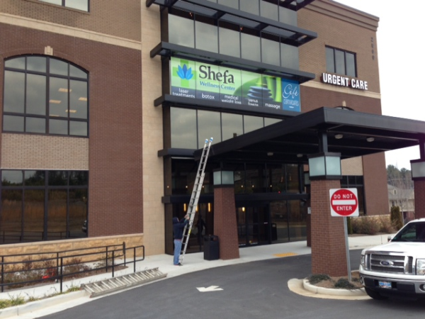 Peforated Window Graphics for Retailers in Marietta GA