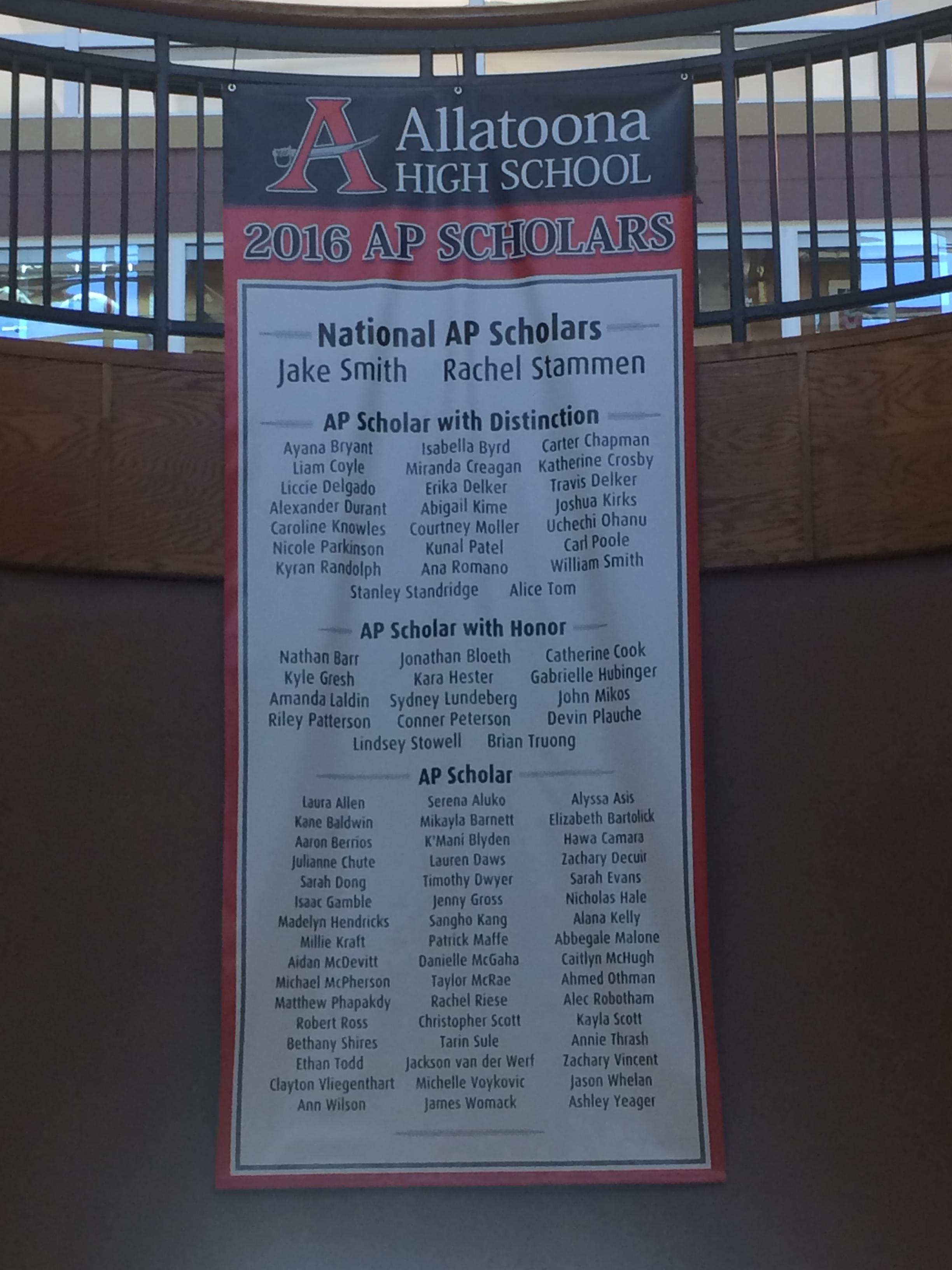 Allatoona High School - AP Banner - Hanging Banner (3)
