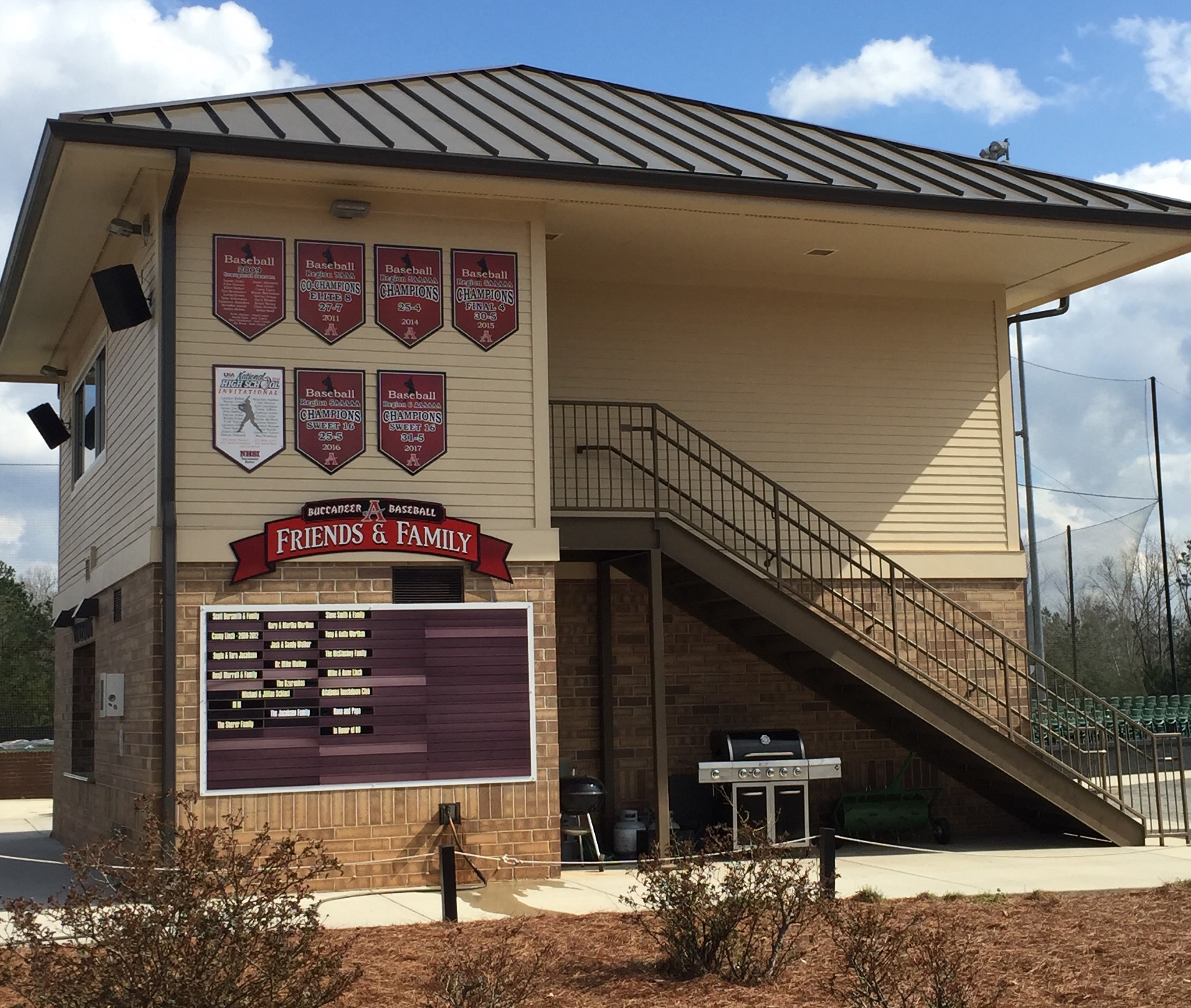 Allatoona High School - Baseball Record Signs - Pennant Signs - Routed - Aluminum Sign 3