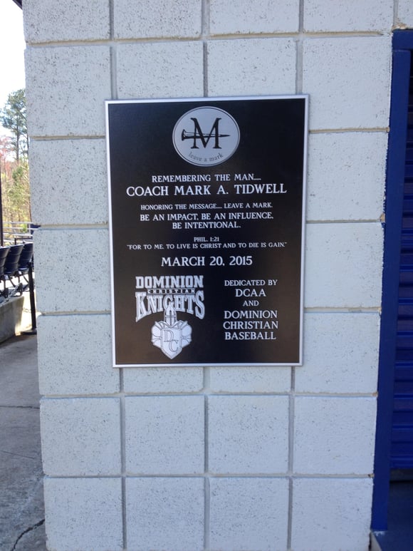 Memorial Metal Plaques Atlanta