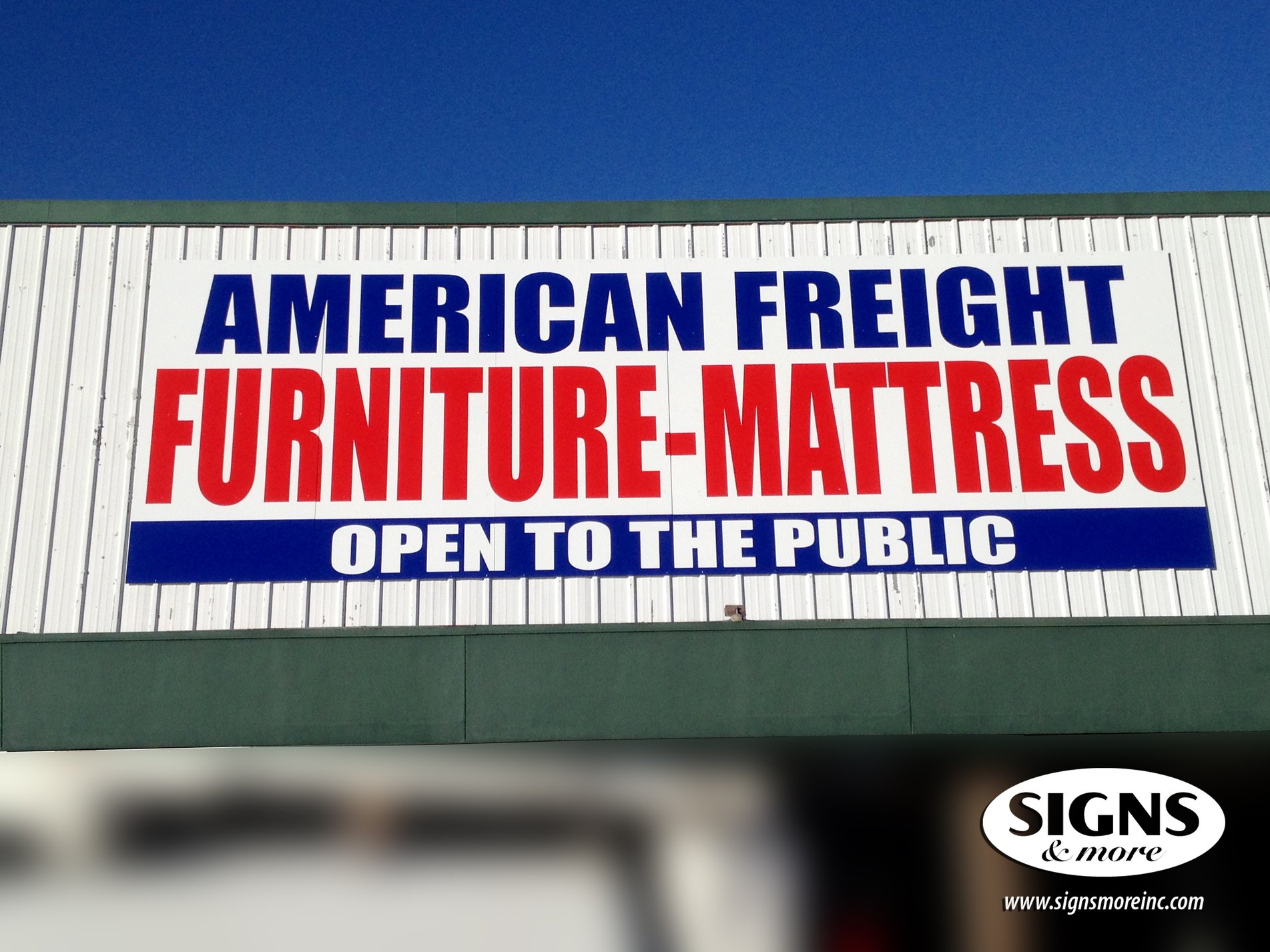 American Freight - Dibond with Cut Vinyl Sign - Building Sign.jpg