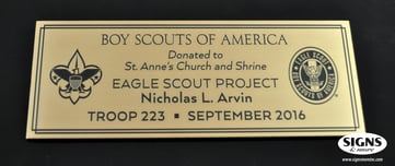 Boy Scout - Eagle Scout - Arvin - 3x8 Etched Bronze Plaque.jpg