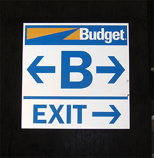 Budget-Wayfinding-Reflective